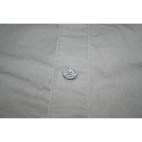 Dixxon Workforce Short Sleeve Work Shirt Mens 2XL Gray Utility Button Down - Picture 4 of 10